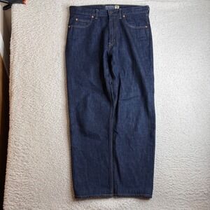 Blue Blue Japan Pure Indigo Denim Jeans Made in Japan J6771 Size 4 Mens 35x30